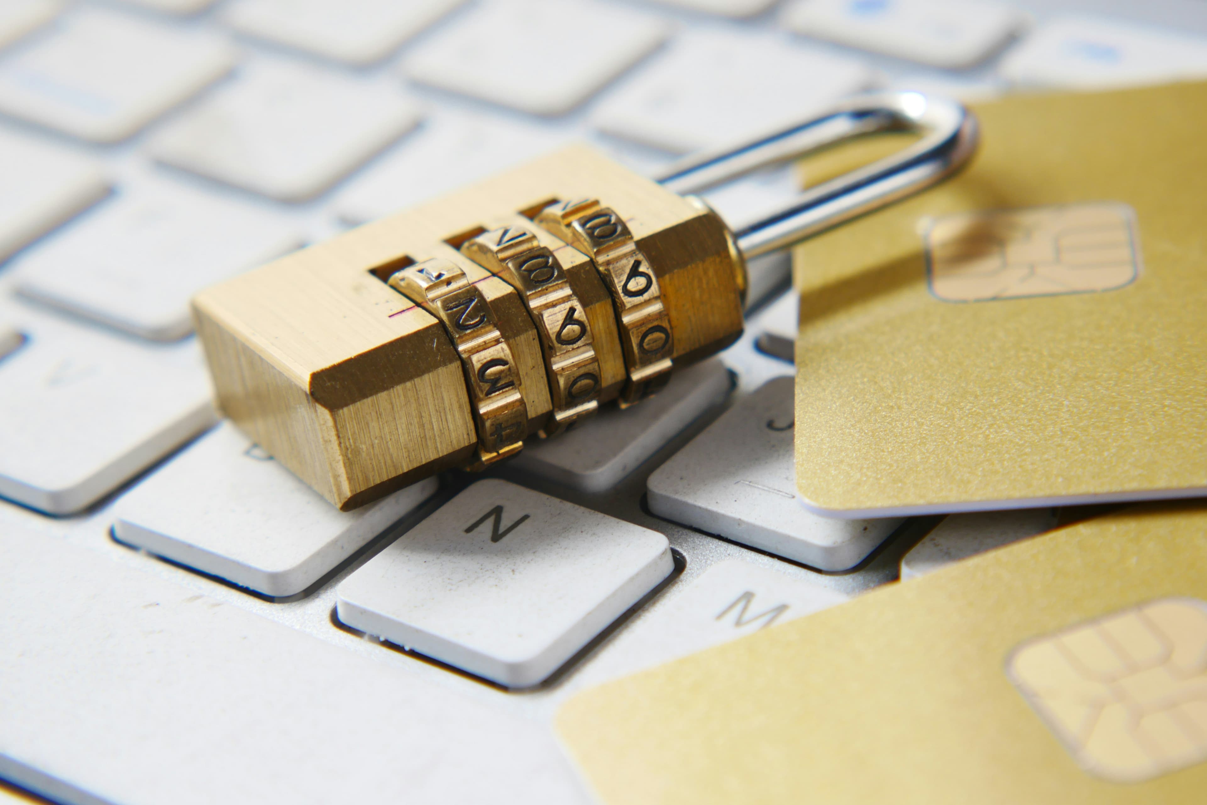 Security and privacy illustration showing data protection